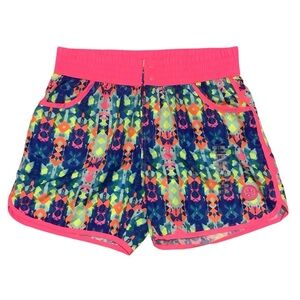 Maui & Sons Pink and Blue Patterned/ Elastic waistband Shorts/ NWT/ Size 12